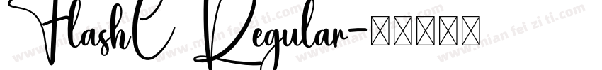 FlashC Regular字体转换